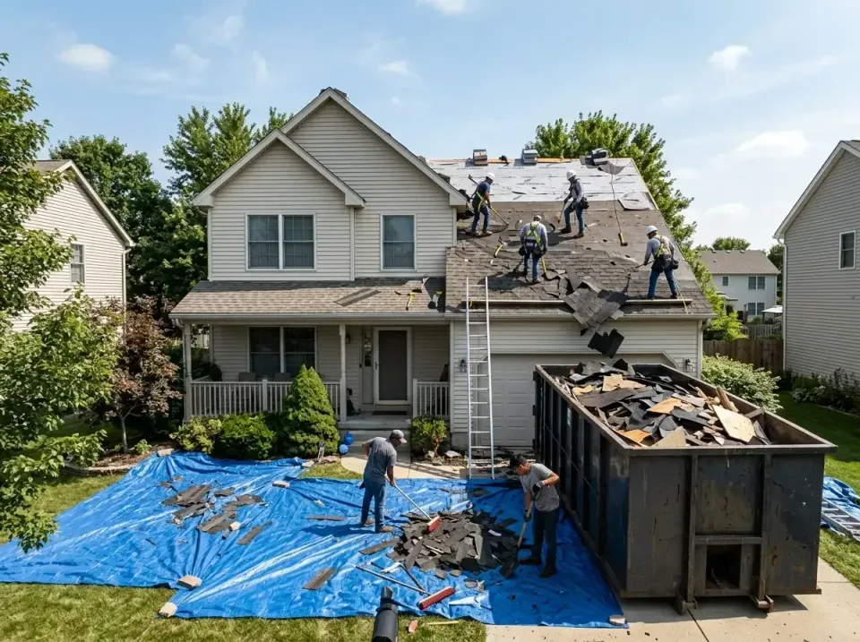 roof-replacement-debris-remova-004 — frequently asked questions, Cheapest Dumpster Rentals in Pecan Grove, TX